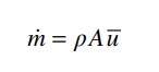 Wind mass flowrate